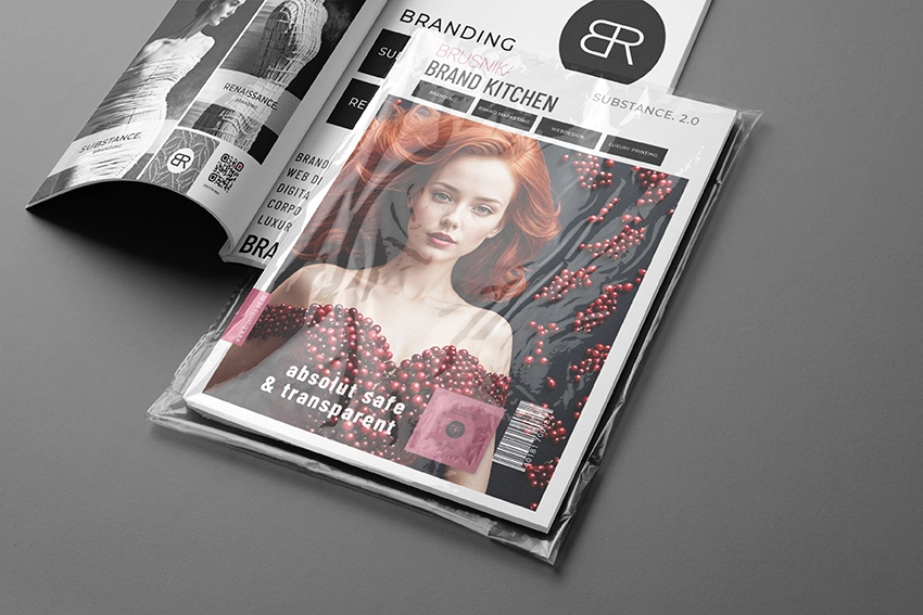 Visual Design, DIN A4 Broschüre, Webdesign, Brusnika Grafikdesign aus Berlin